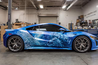 design a professional car or van wrap