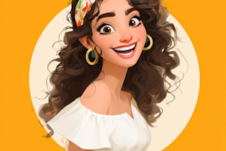 draw cartoon avatar portrait of you
