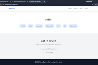 l build modern responsive landing pages or custom 3d low poly assets