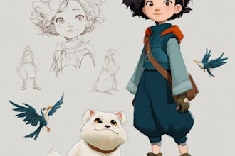 design unique concept art for your ideas