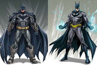 superhero character for comics