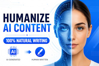 humanize ai content into natural human writing