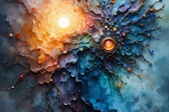 make creative abstract art for you