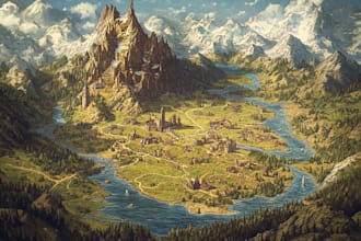 create custom fantasy maps for your project