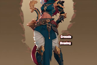create fantasy concept art for your story