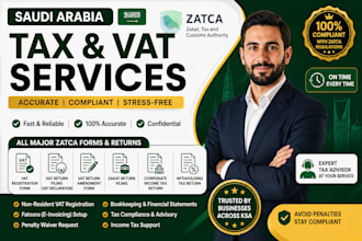 fix missed vat deadlines, zatca issues and tax filing problems, bookkeeping, vat