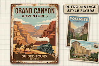 design trending event posters and banners