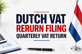 file dutch quarterly vat return, corporate taxes, vat filing for dutch companies