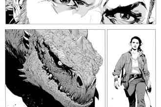 comic book illustration with comic book illustrator