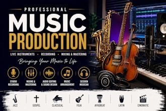 record professional violin mandolin fiddle guitar  ukulele or saxophone tracks