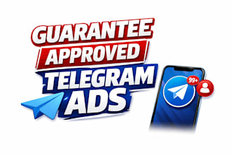 create telegram bot for telegram ads, approved telegram bot, guaranteed approval