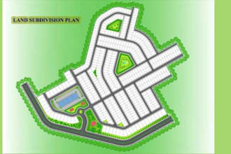 create professional land subdivision and site plans with autocad layouts