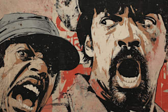 draw a custom cover art for your comic, book or podcast