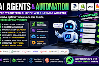 create multi ai agent mcp agent automation for wordpress wix shopify lovable