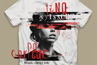 create a custom graphic streetwear t shirt design
