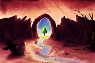 do the landscape illustration or concept art for you