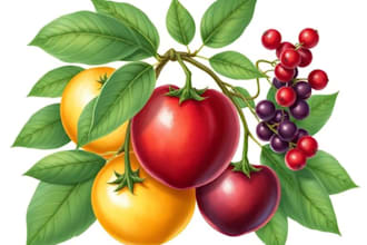 create high quality botanical illustrations with natural elegance