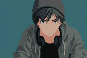 do a anime character