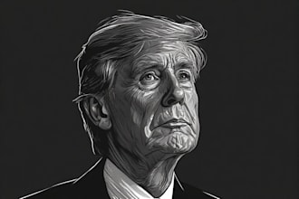 create professional hedcut wsj style portraits