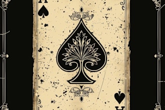 design custom playing cards, poker decks and card game art
