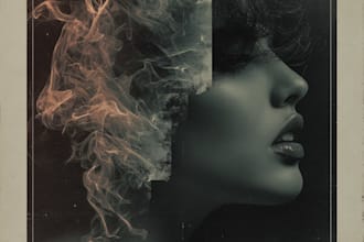 design unique music album cover art