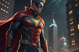 draw you as an amazing superhero