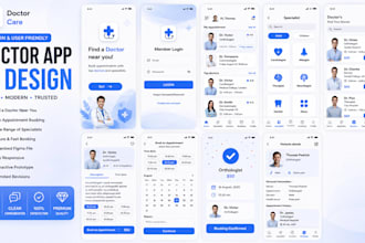 modern responsive mobile app UI UX in figma
