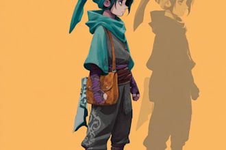 design original concept art and illustrations
