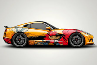 van wrap, vehicle wrap, car wrap design