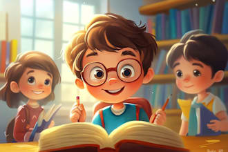 children book illustration and children book illustration