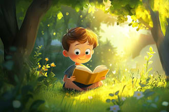 children book illustration and children book illustration
