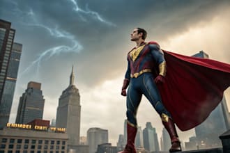 create superhero caricature for you