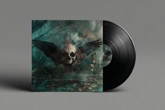design album cover or single cover art