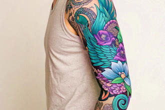 design a custom fine line minimal tattoo