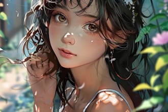 do a anime character