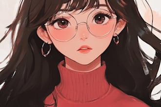 do a anime character