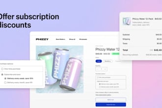 build a subscription box shopify store with recurring billing and custom design