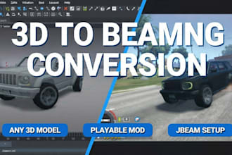 convert any 3d vehicle into beamng drive playable mod