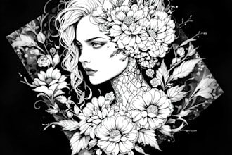 design professional style tattoo design