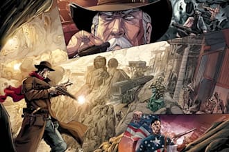 comic book illustration with comic book illustrator