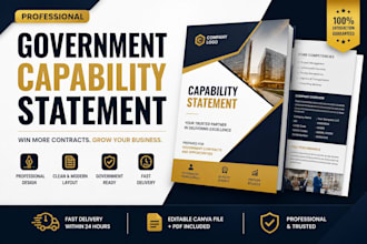 design professional government capability statement