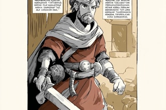 create ai comic book or any comic illustrations in any style