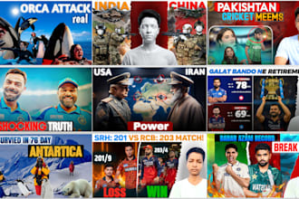 design eye catching youtube thumbnail with high CTR