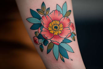make a traditional japanese irezumi tattoo