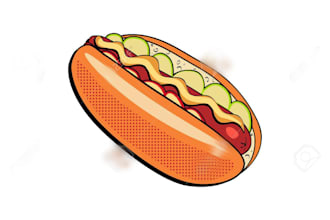 food pop art of your food pop art