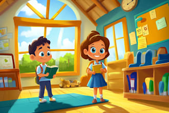 children book illustration and children book illustration