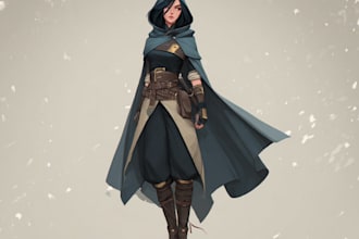 design characters oc art, fanart, dnd, anime, fantasy sci fi