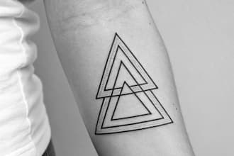 design a modern and minimalist tattoo design