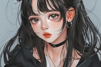 do a anime character