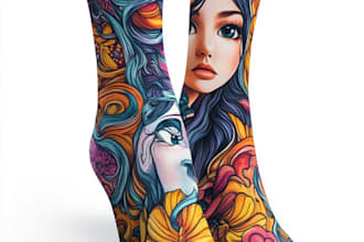 unique socks design and custom socks design